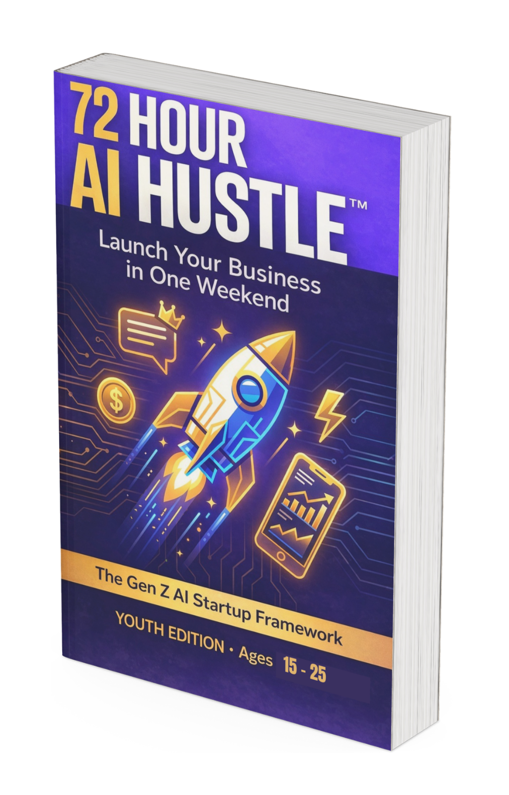 72 Hour AI Hustle book cover - Launch Your Business in One Weekend